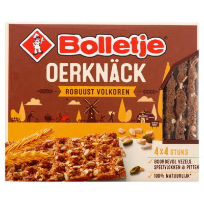 Bolletje Oerknäck Robuust Volkoren 16 Stuks 285 g